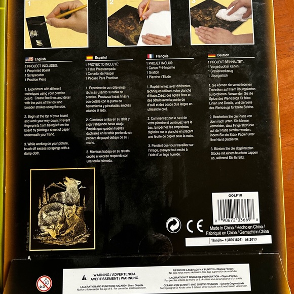 Royal & Langnickel Engraving Art Set - 8x10, Set of Two, New in Package - Picture 7 of 8